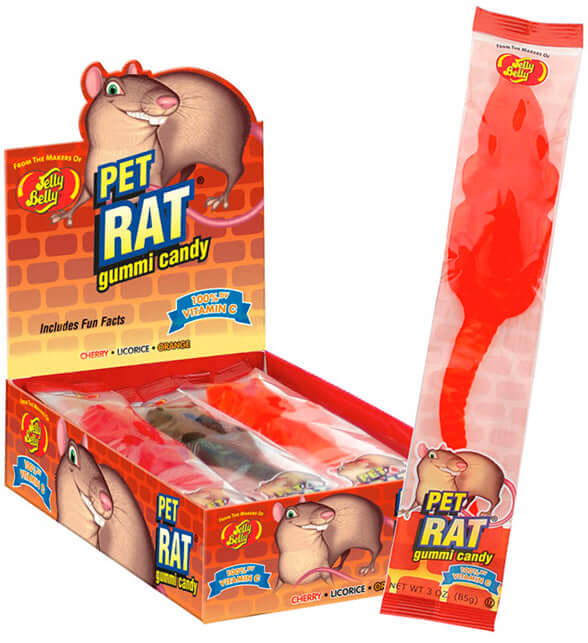 Jelly Belly Pet Rat Gummy Candy